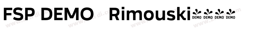 FSP DEMO   Rimouski字体转换